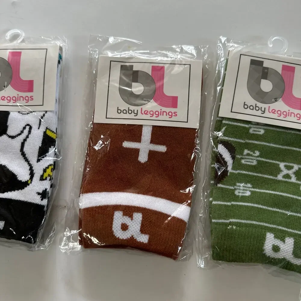 Baby Leggings Bundle - Music, Guitar, Football - New!